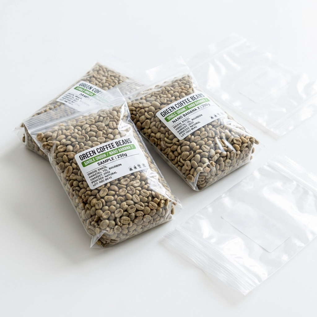 Plásticos para Amostra de Café Verde (100 un)
